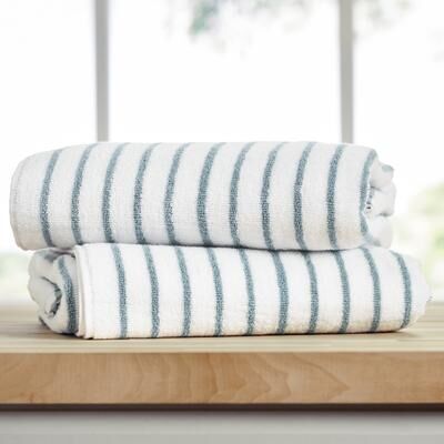 Becky Cameron 100% Cotton Ultra Soft Plush Cabana Towels