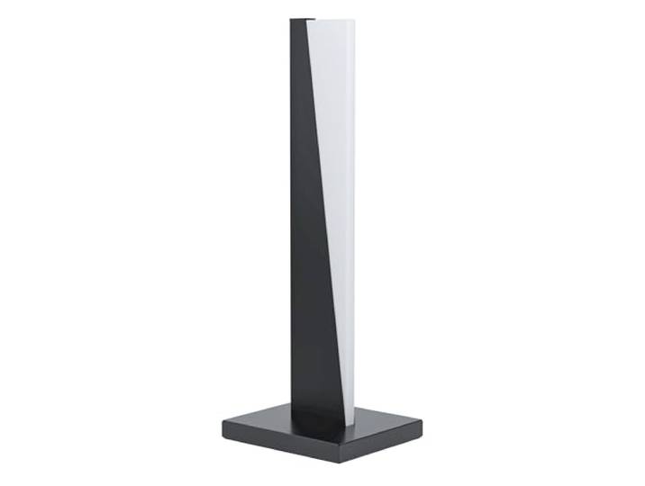 EGLO LED Tischlampe Isidro, Nachttischlampe aus Metall in schwarz und