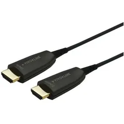 Vivolink PROHDMIOP8K10. Kabellänge: 10 m, Anschluss 1: HDMI Typ A (Standard), Steckverbinder 1 Geschlecht:... (10 m), Videokabel, Schwarz