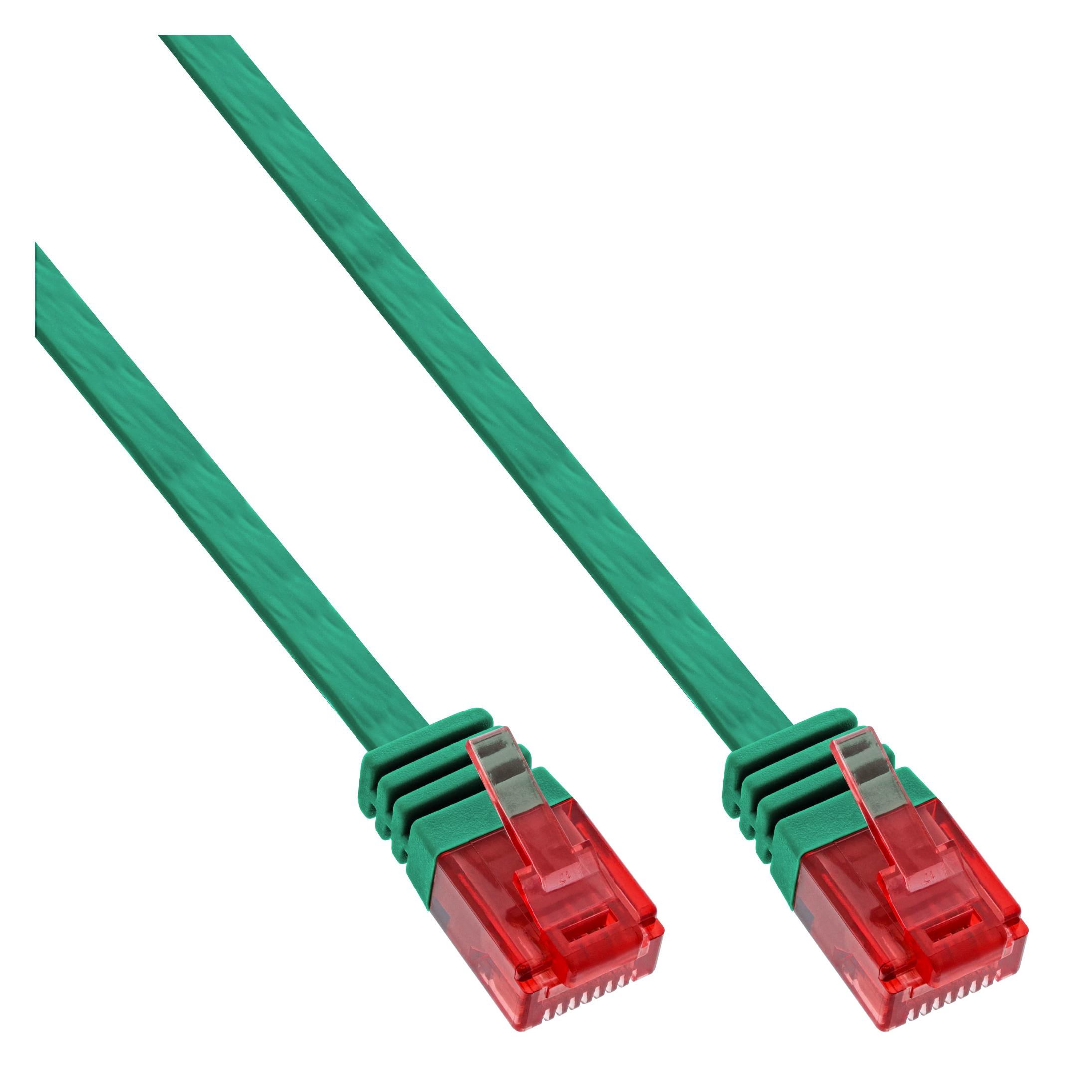 InLine Patchkabel flach (U/UTP, CAT6, 3 m) (71603G)