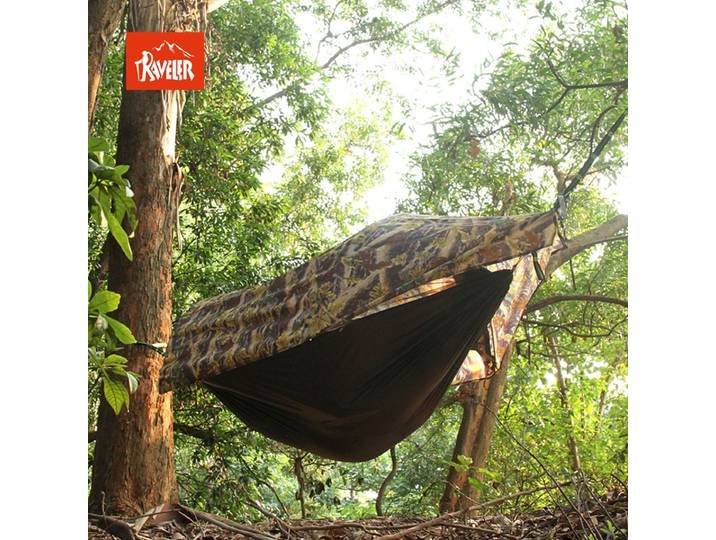 Hamac moustiquaire de voyage, étanche, Camping en plein air, randonnée, tente intégrée