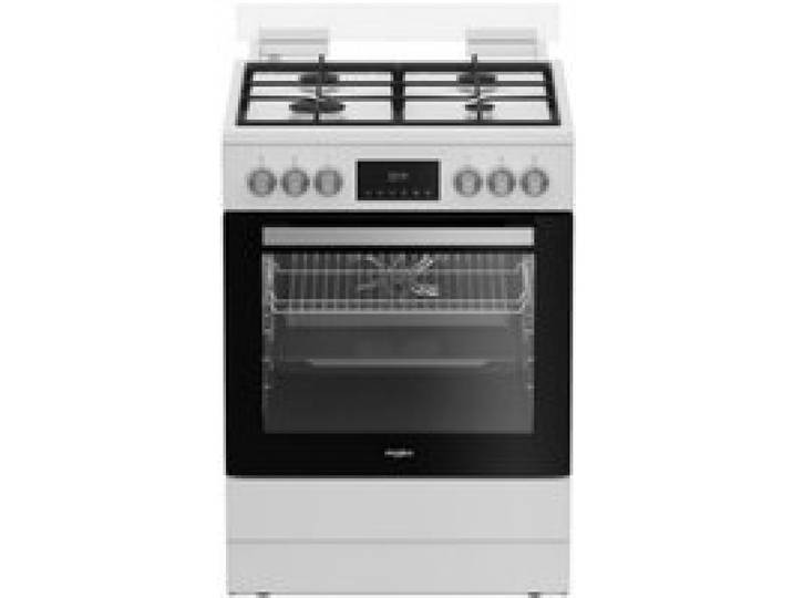 Whirlpool Cuisinière gaz 72l 4 feux blanc - W6G8LCW