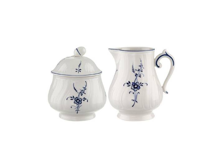 Villeroy & Boch Milchkännchen Vieux Luxembourg Milch- und Zucker-Set 2er Set, 0 l, (1x Milchkännchen, 1x Zuckerdose, 2-St)