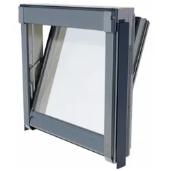 Dachgewerk Fassadenanschlussfenster DFFH Kippfunktion Holz 78 x 95 cm 3-fach-Verglasung
