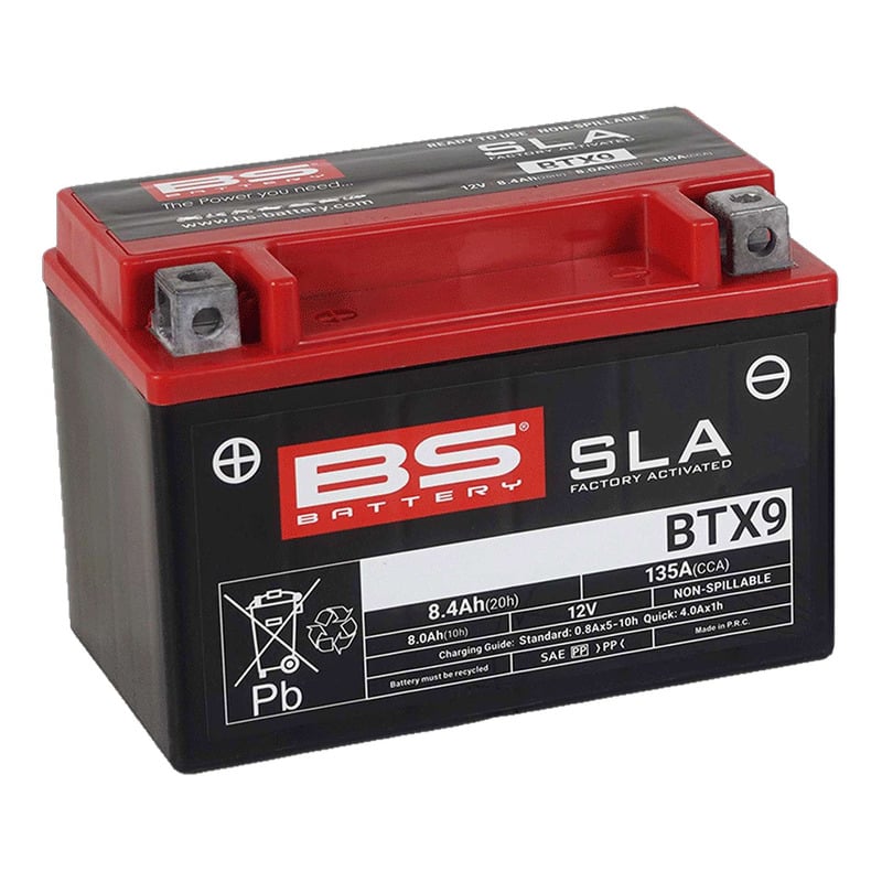 Batterie BS Battery BTX9 12V 8,4Ah SLA activée usine