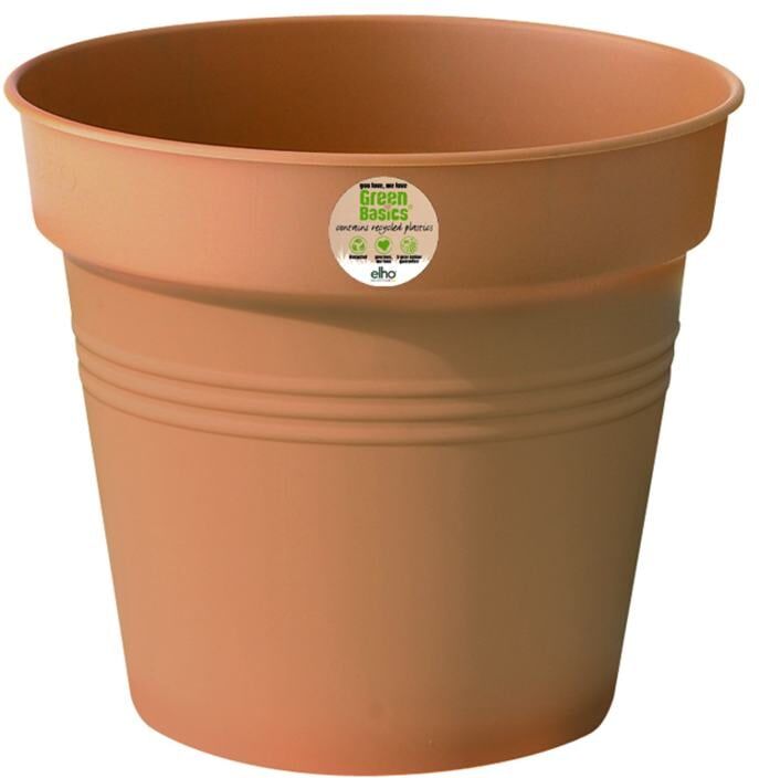 Elho Pflanztopf Green Basics Ø 19 x 17 cm terracotta