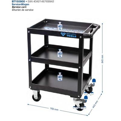 BRILLIANT TOOLS Werkstatt-Servicewagen Service-Wagen bt150900