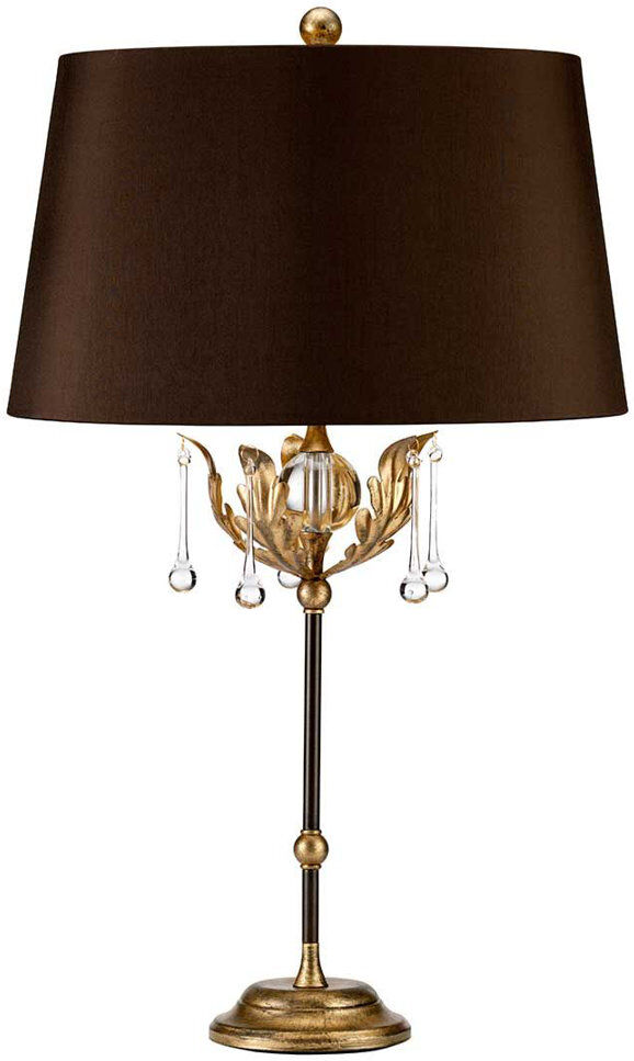 Astoria Grand Ballsallagh Metal Table Lamp Bronze / Gold 51cm H X 36cm W X 36cm D