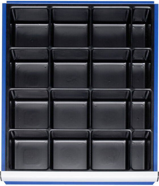 Kit de compartimentation Rau pour tiroirs Tiroir-L H 60-90mm Insert pour petites pièces (09-200-25)