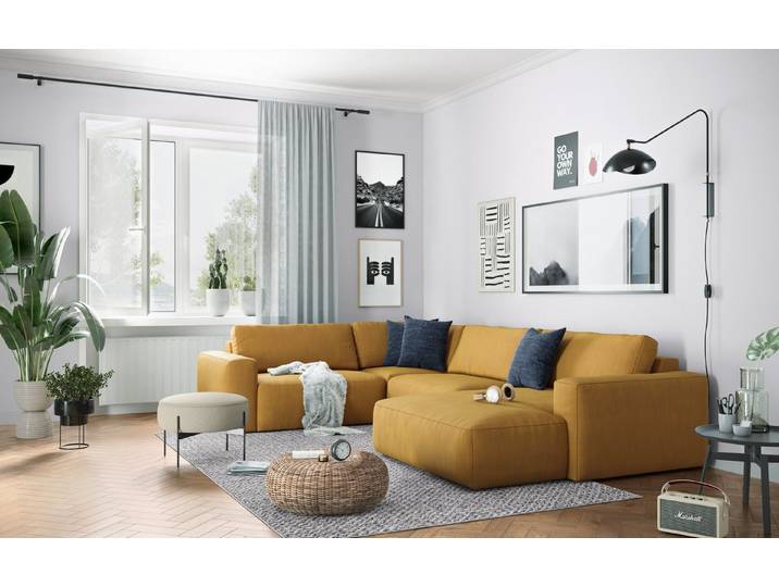 COTTA Wohnlandschaft Lasso, mit wasserabweisendem Stoff