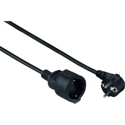 Hama Verlängerungskabel 5 m schwarz