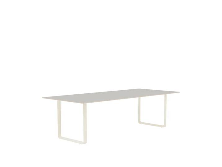 Muuto 70/70 Esstisch 255 x 108cm Grey linoleum-Plywood-Sand