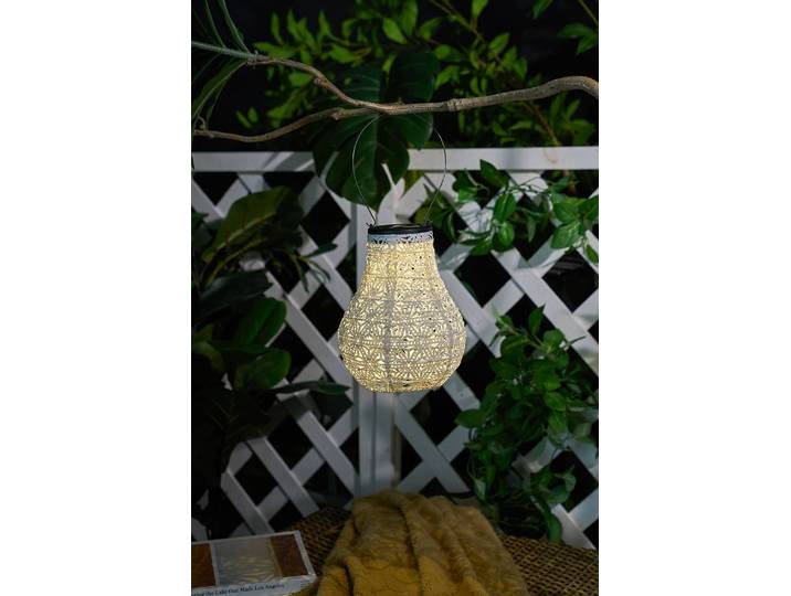 Lanternes Sunshine Blaze - Lot de 2 16 x 20 x 16cm Blanc