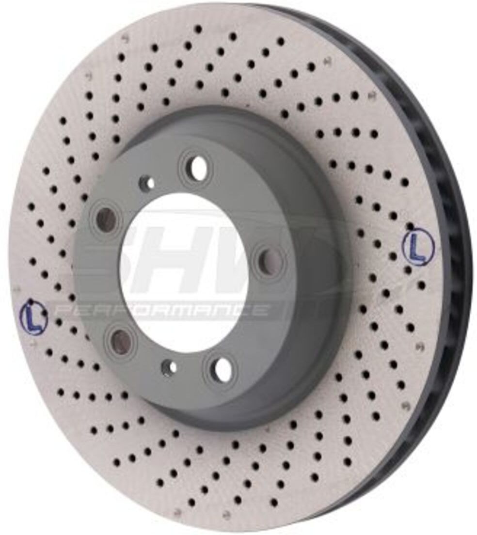 Shw Performance Disque de frein SHW PFL30922 avant, ventilé, à haute teneur en carbone, 1 pièce