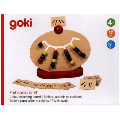Farbsortierbrett / Motorikfächer oval