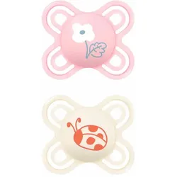 Mam Baby Schnuller Perfect Star 0-2 Rosa 2U