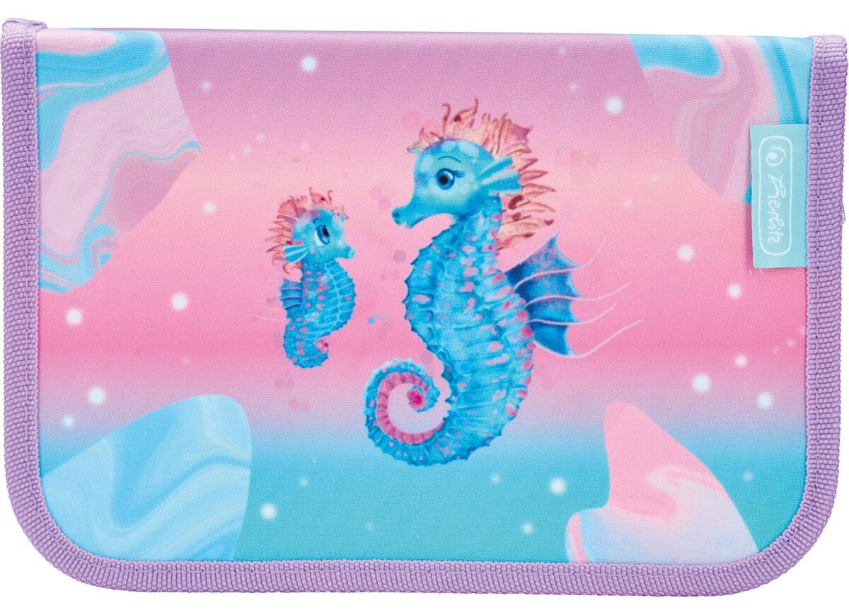 Schüleretui 31-teilig Polyester BxHxT 205x38x140mm Ocean Lights Packung mit 36 Stück