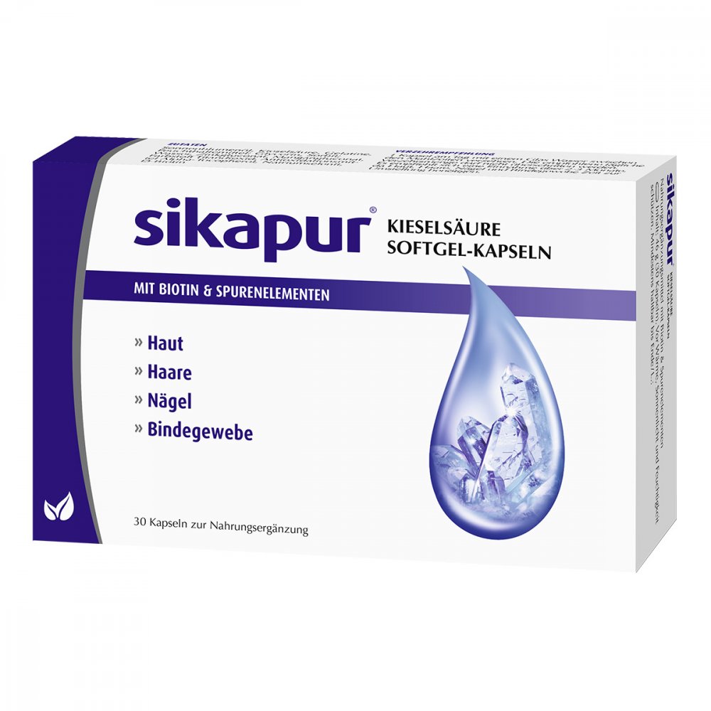 DERMAPHARM AG Sikapur Kieselsäure Softgel Kapseln mit Biotin 09923812