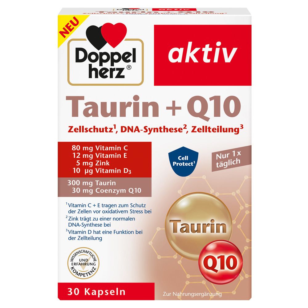 Doppelherz Taurin+Q10 Kapseln 30 St