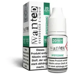 Pfefferminz NicSalt Overdosed Liquid by Wanted 10ml / 20mg