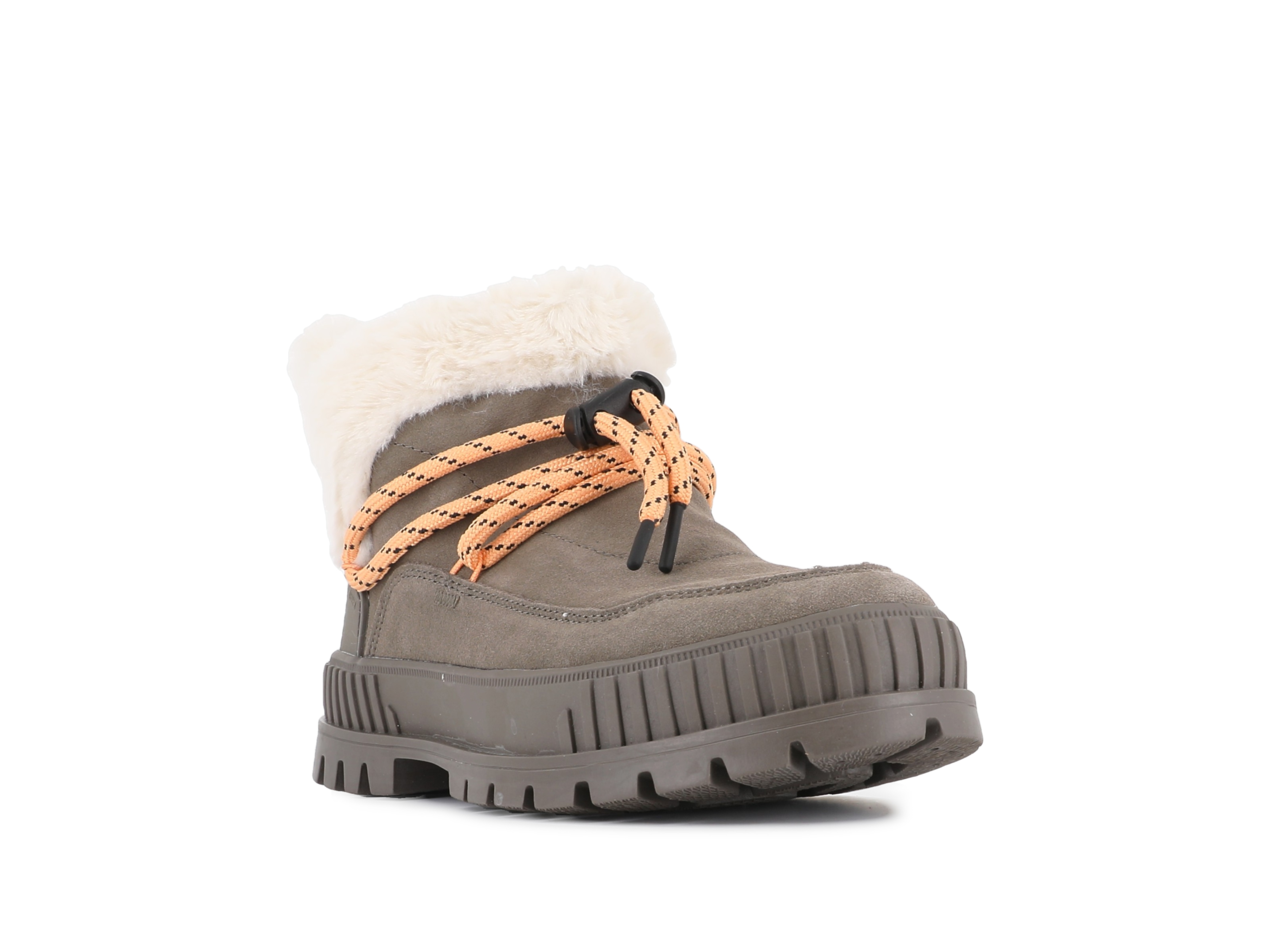 Winterboots PALLADIUM "PALLASHOCK LO HIVER", Damen, Gr. 37, Warmfutter, braun (rocks), Leder, Schuhe Winterboots, Winterschuhe, Winterstiefel, Snowboots rocks 37, Warmfutter