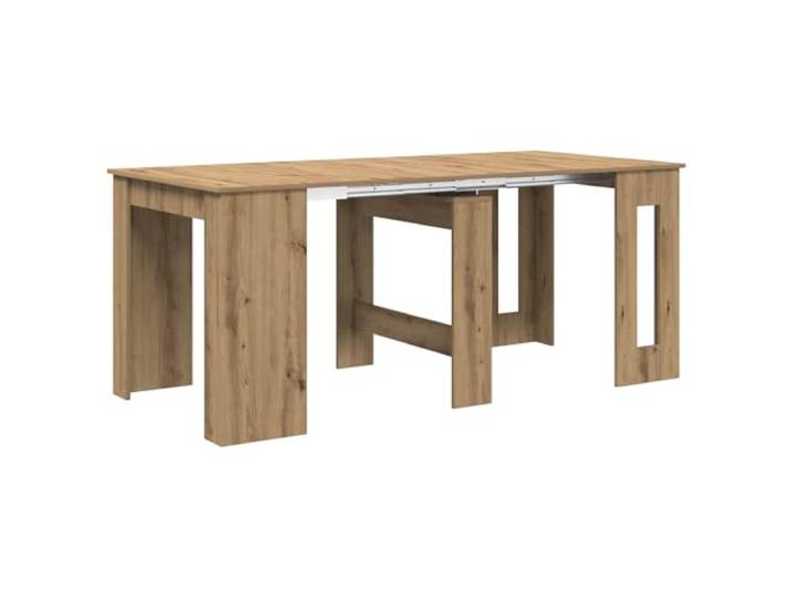 Ausziehbarer Esstisch aus technischem Holz, 180 x 85 x 75 cm, Minimalistisches Design, vielseitig einsetzbar für Mittagessen oder Arbeit, wasserabweisende Oberfläche, einfache Wartung
