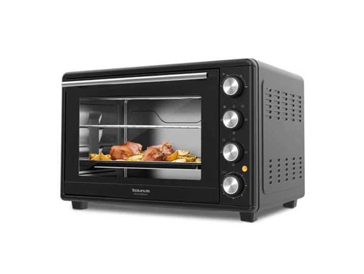 Taurus - Four Électrique Horizon 45 2000W Capacité 45L 15 Modes de Cuisson Minuterie 90 Min Système Stay On Sécurité Anti-Brûlures Accessoires Rotisserie\, Noir