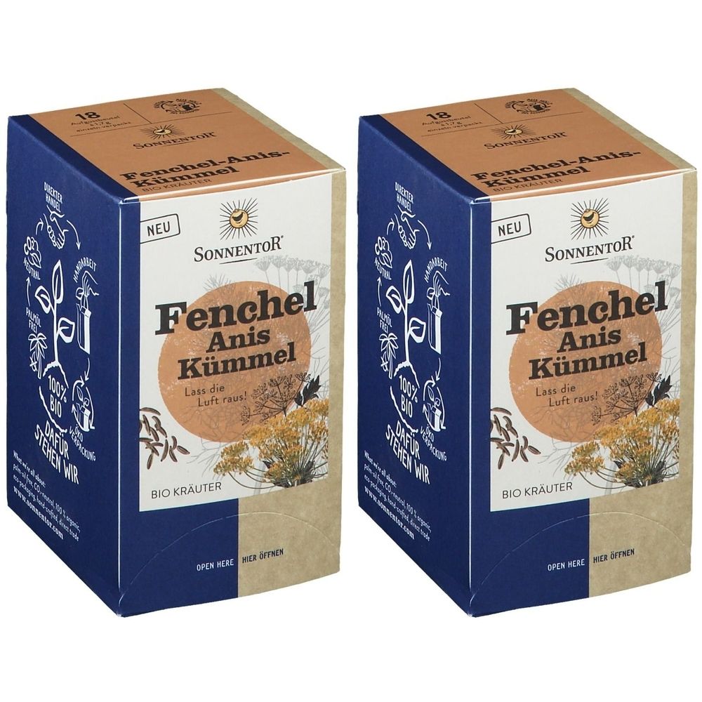 Sonnentor KR TEE Fench/Ani/K Bio x2 2x18 St Tee