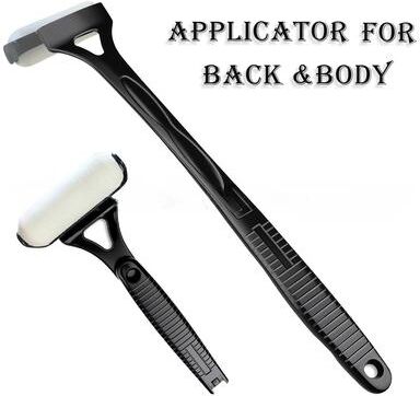 Daily Deals Depot ReachEase Foldable Back Lotion Applicator For Sunscreen & Self Tanner black