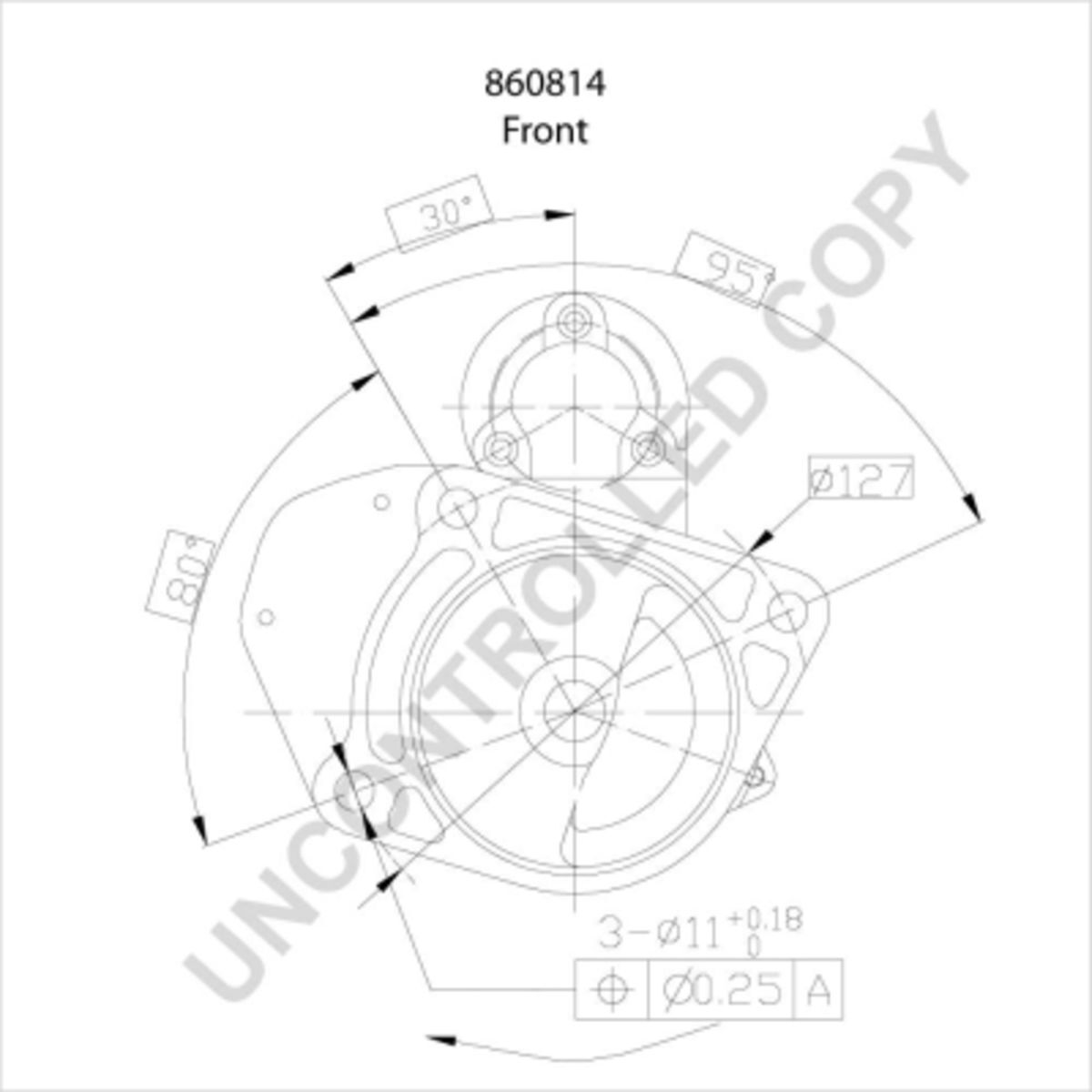Démarreur PRESTOLITE ELECTRIC 860814