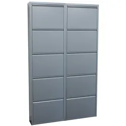 Ebuy24, Schuhschrank, Pisa (100 x 16 x 173 cm)