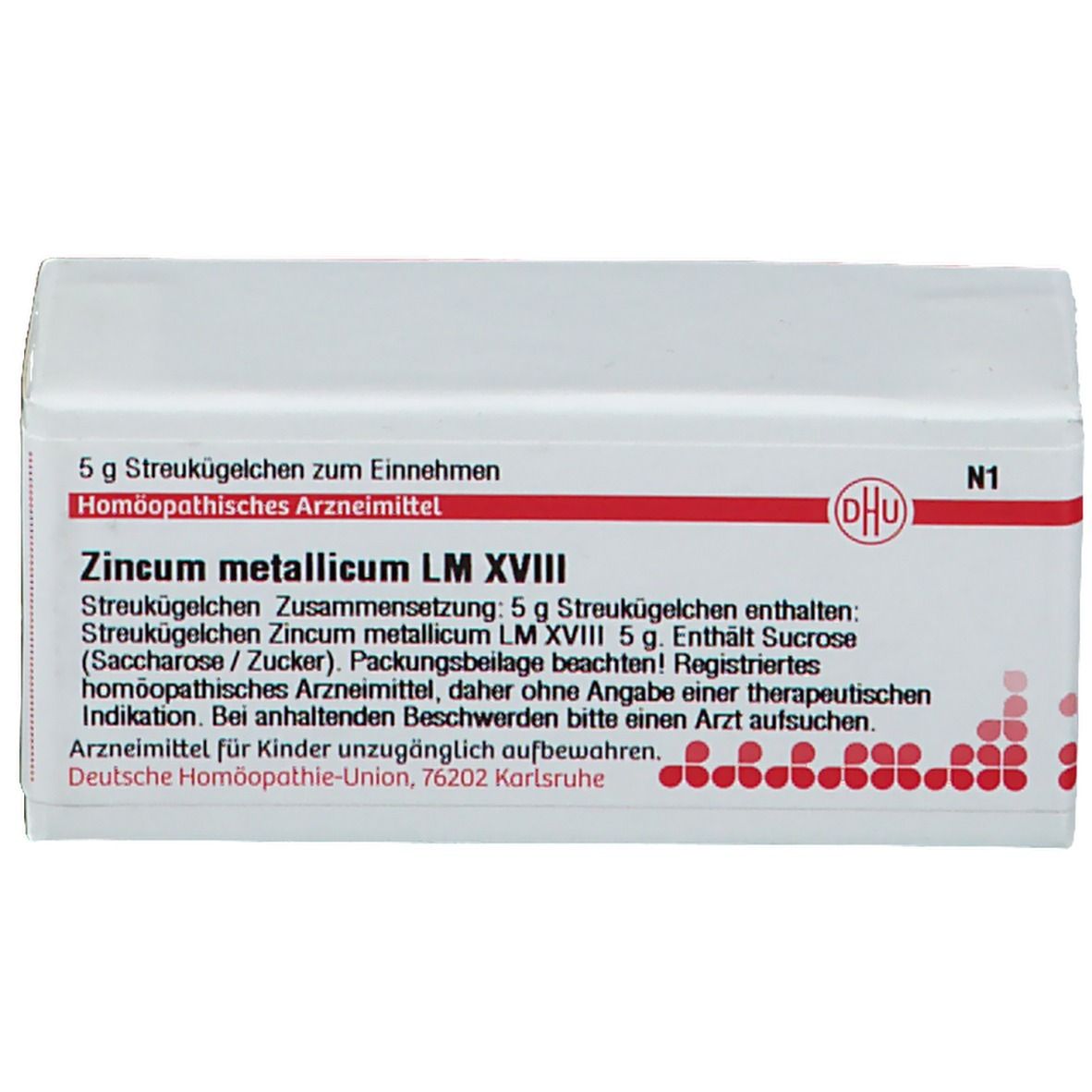 Zincum Metallicum LM Xviii Globuli 5 g
