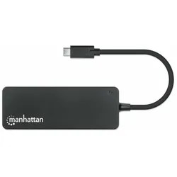 MANHATTAN 7-Port USB 3.2 Gen 1 Typ-C Hub USB-C-Stecker auf s