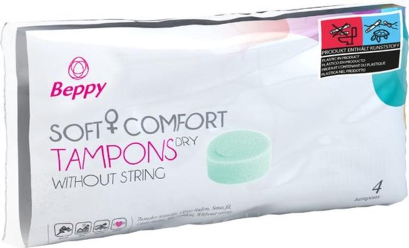Beppy  - Tampons Extra Doux Secs - 4 pièces