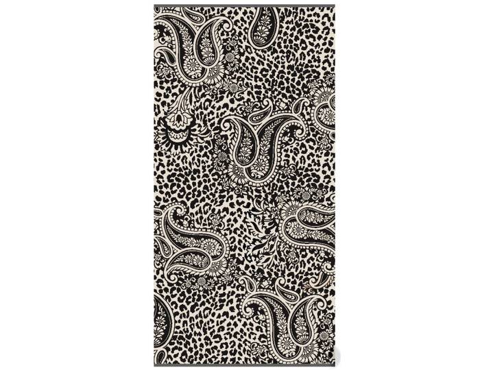 Dieter Knoll Strandtuch, Schwarz, Textil, Paisley, 90x180 cm, Oeko-Tex® Standard 100, Aufhängeschlaufe, angenehm weich, hochwertige Qualität, schadstoffgeprüft, Heimtextilien, Badtextilien, Strandtücher