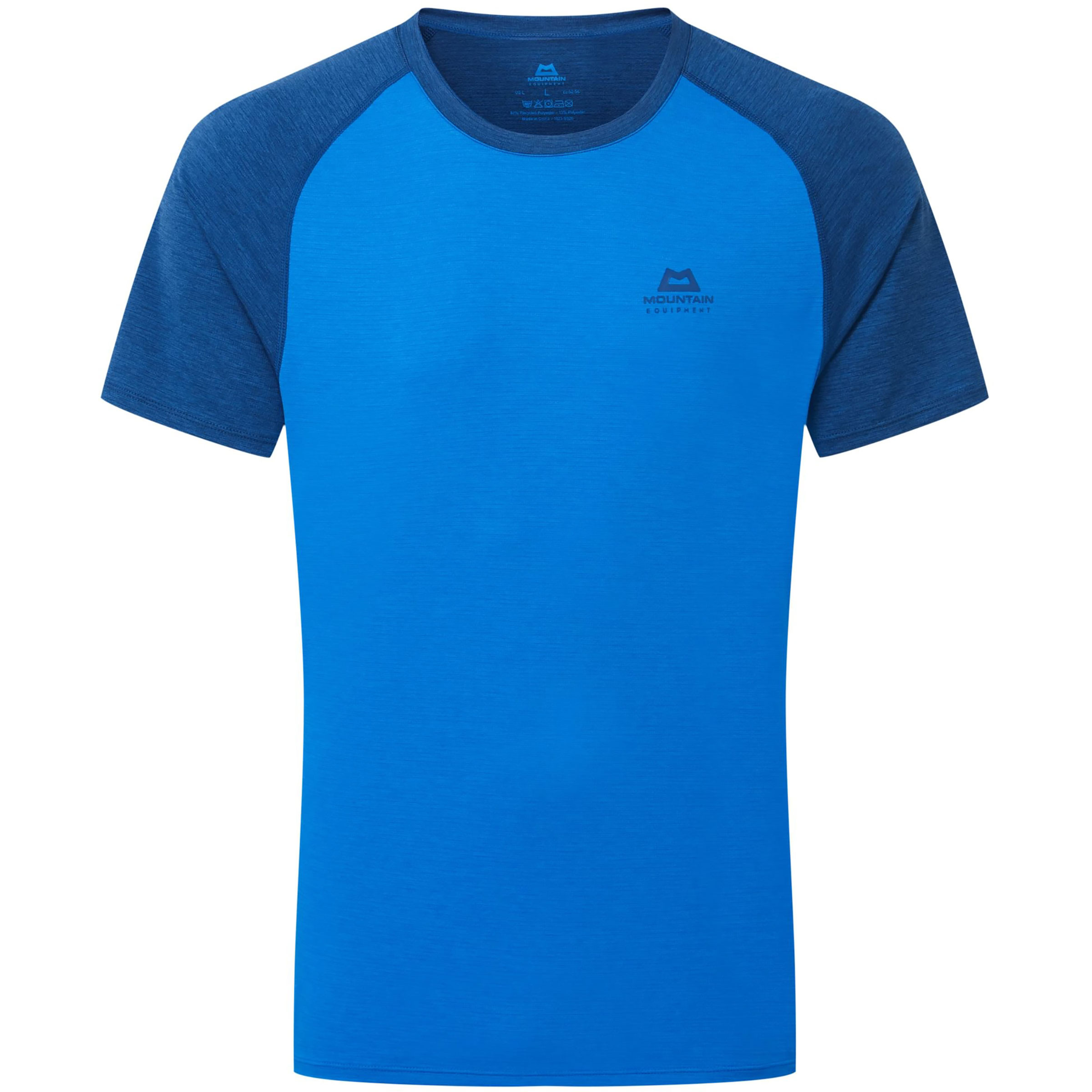 Mountain Equipment Nava Crew Herren Laufshirts blau Größe M Trekking Atmungsaktiv