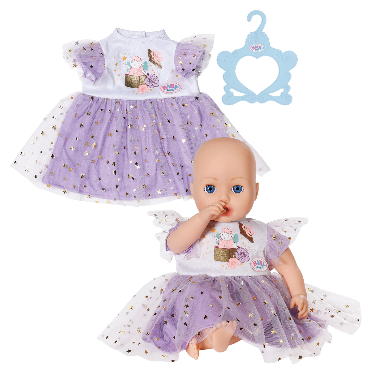 BABY born Lila Tutu Jurk, 43 cm