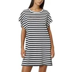 Marc O Polo Dress Weiß/Blau Medium Damen