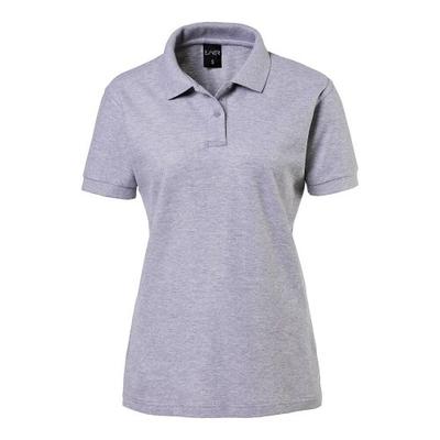 Exner Damenpoloshirt Fb. heather grey Gr. XS : XS : silbergrau : 100% Baumwolle 180 g/m²