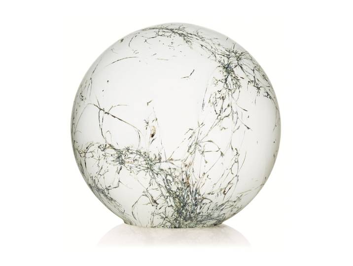 Lampe globe faite main