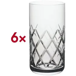 Rona Longdrinkbecher OF Knox 16076 Cumberland 390 ml ungeeicht 6 Stück transparent, 13.5 cm
