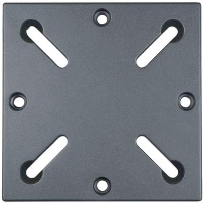 Schirmhalter SIENA GARDEN, grau (anthrazit), Stahl, Schirmhalterungen, Adapter für Bodenständer, von 64-113 mm Lochabstand
