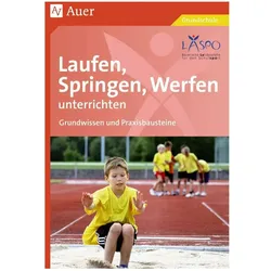 Laufen, Springen, Werfen unterrichten, Schulbücher von Laspo