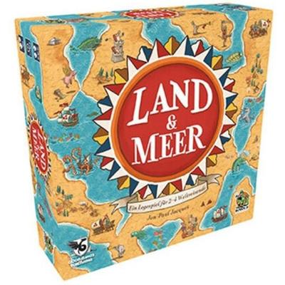 Kobold Spieleverlag 1027637 - Land & Meer, Ein taktisches Legespiel