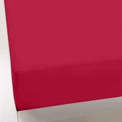 Formesse Bella-Donna Jersey Spannbettlaken 70x190 - 80x220 cm | carminrot - rot
