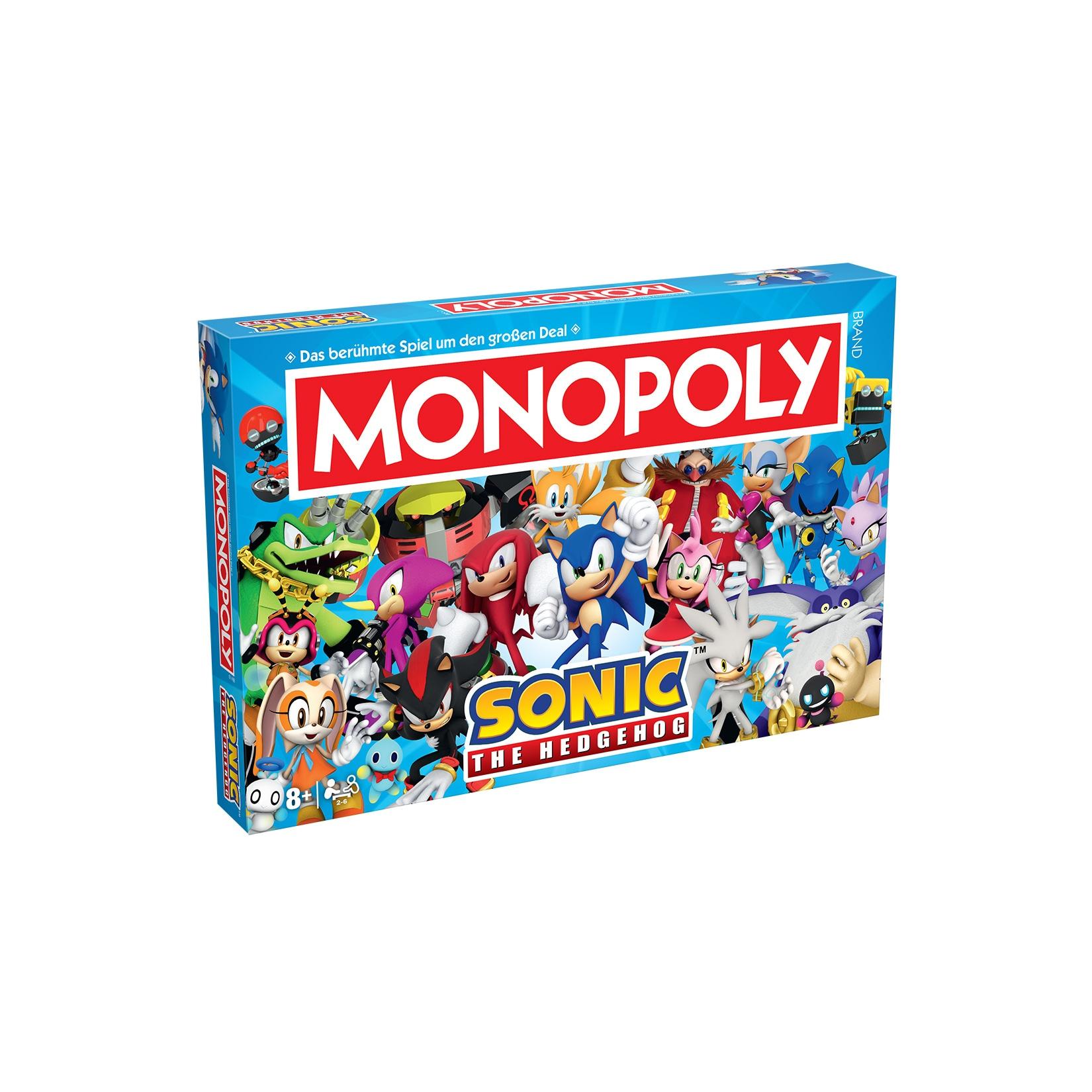 Monopoly - Sonic Gesellschaftsspiel Brettspiel Spiel