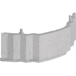 Hager Frontblende,Ersatz,runde Säule,H:1350mm