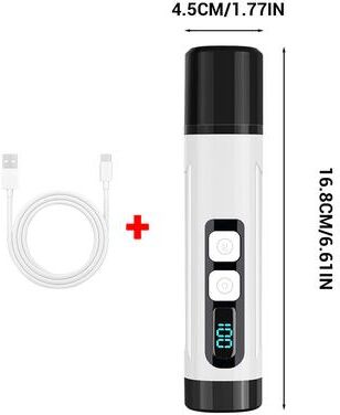 Happy Pet Pantry Premium Electric Pet Nail Trimmer & Grinder With LED Light black