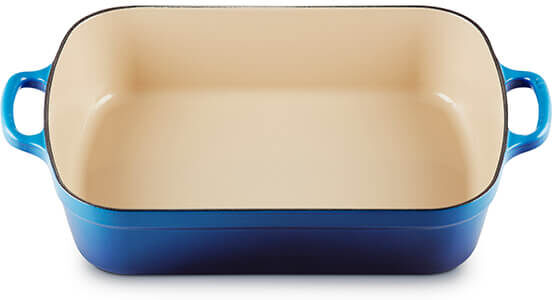 Le Creuset Signature Azure Cast Iron 33cm Rectangular Roaster