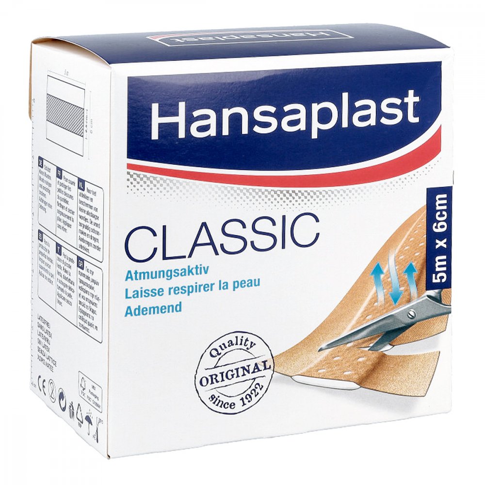 1001 Artikel Medical GmbH Hansaplast Classic Pflaster 5mx6cm 05490380